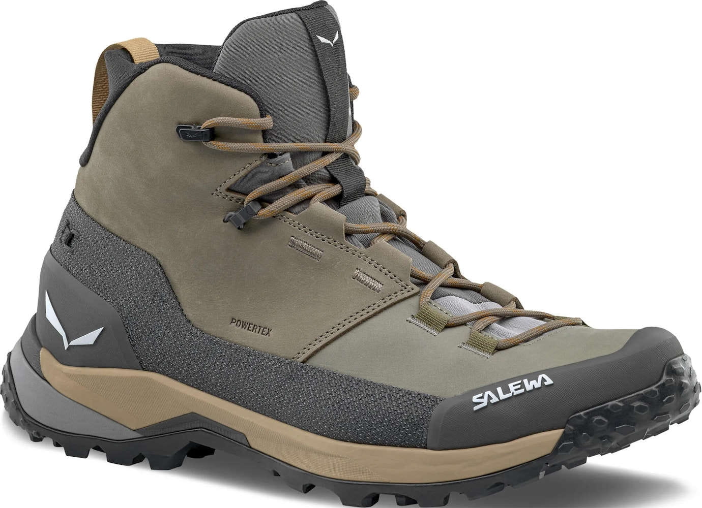 Salewa Puez Leather MID PTX Herrenschuh